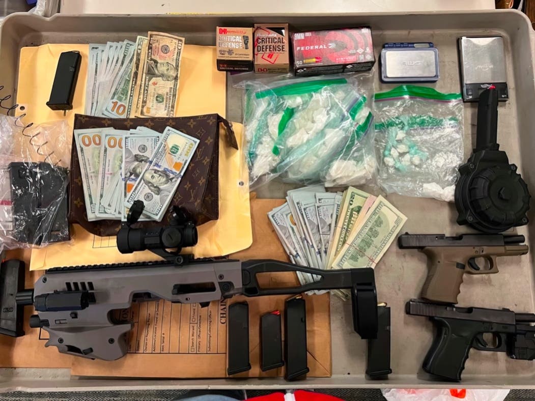 The Fremont Police Department working with the Livermore Police Department, executed a search warrant on Nichols Avenue in Fremont. Calif., on March 25, 2022. 