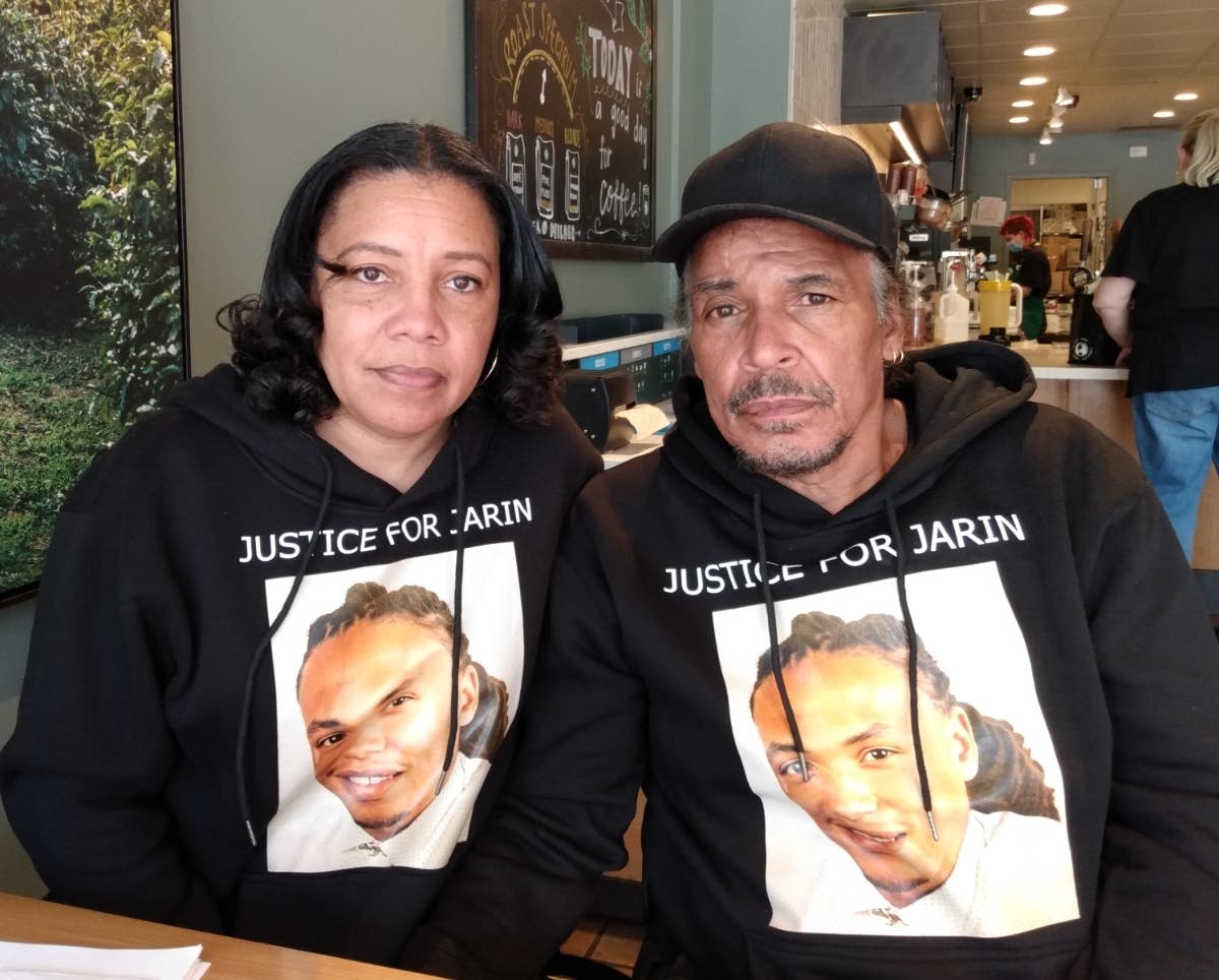 Parents of Jarin Purvis, the victim of an alleged accidental fatal shooting in unincorporated Alameda County, Calif., in 2020, disagree with prosecutors over the charges against the suspect in the case