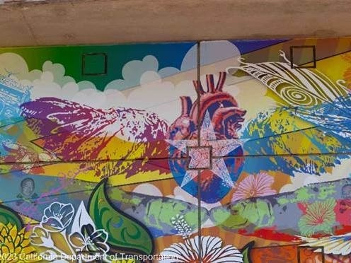 The SoMa Transit Gardens Connection Project features new native landscaping and vibrant art that aims to revitalize public spaces along 4th Street between Yerba Buena Gardens and the Moscone Transit Center.