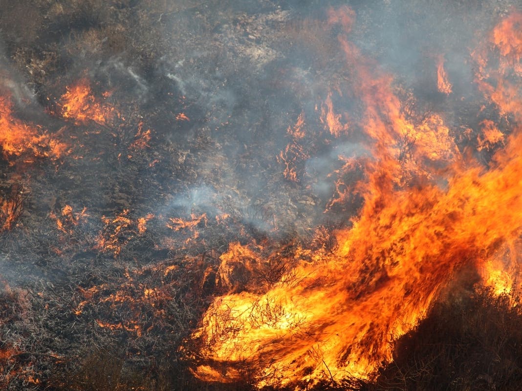 Smoke from the fire may render air quality in parts of northern Sonoma County "unhealthy," the county health officer said in an advisory issued Saturday night.