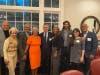 John S. Watson, Jr. (center) received the 2023 Frank Broderick Award from the Princeton-Blairstown Center at their Soiree Under the Stars on Friday, May 5th. 