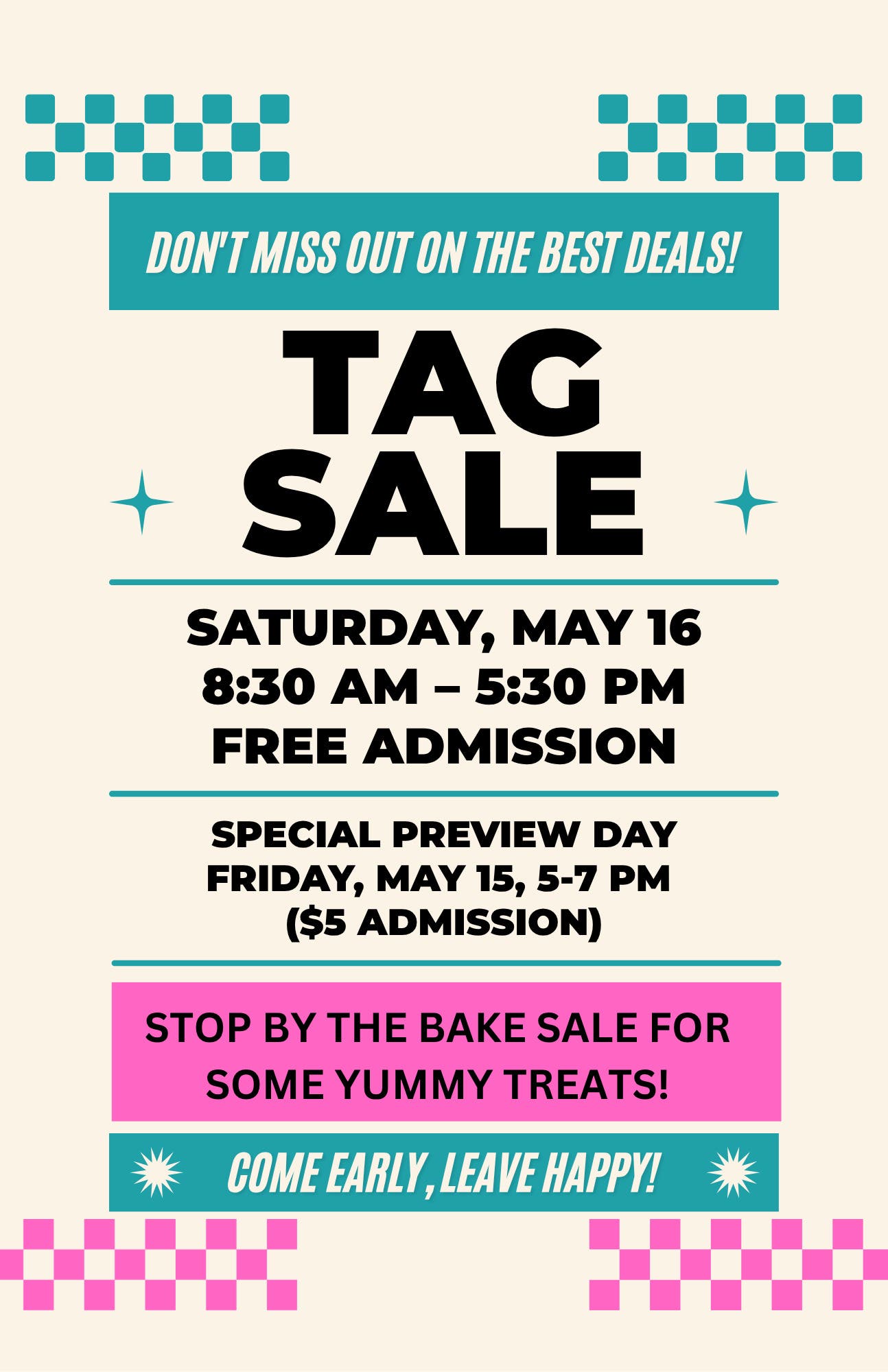 Tag Sale