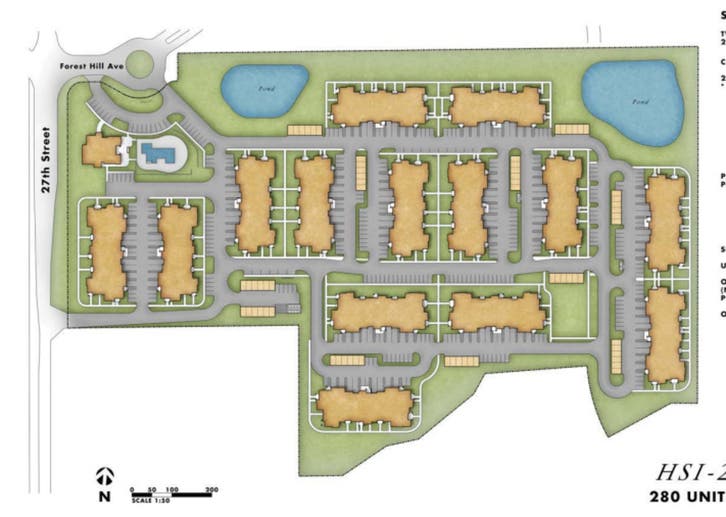 New Development Calls For 14 Buildings, 280 Oak Creek Apartments Oak