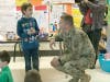 Glenwood Elementary School second-grader Noah Harty was surprised on Friday, May 2 by his dad.