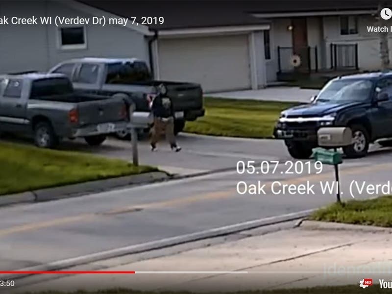 A neighbor caught a car burglar in the act on Verdev Drive.