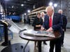 President Donald Trump appeared Friday at Derco's Milwaukee aerospace campus, 8000 W. Tower Ave. in Milwaukee.