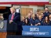 President Donald Trump appeared Friday at Derco's Milwaukee aerospace campus, 8000 W. Tower Ave. in Milwaukee.