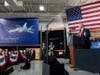 President Donald Trump appeared Friday at Derco's Milwaukee aerospace campus, 8000 W. Tower Ave. in Milwaukee.