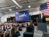 President Donald Trump appeared Friday at Derco's Milwaukee aerospace campus, 8000 W. Tower Ave. in Milwaukee.