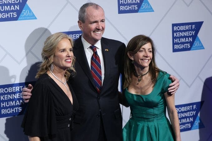 Kerry Kennedy with New Jersey Gov. Phil Murphy 