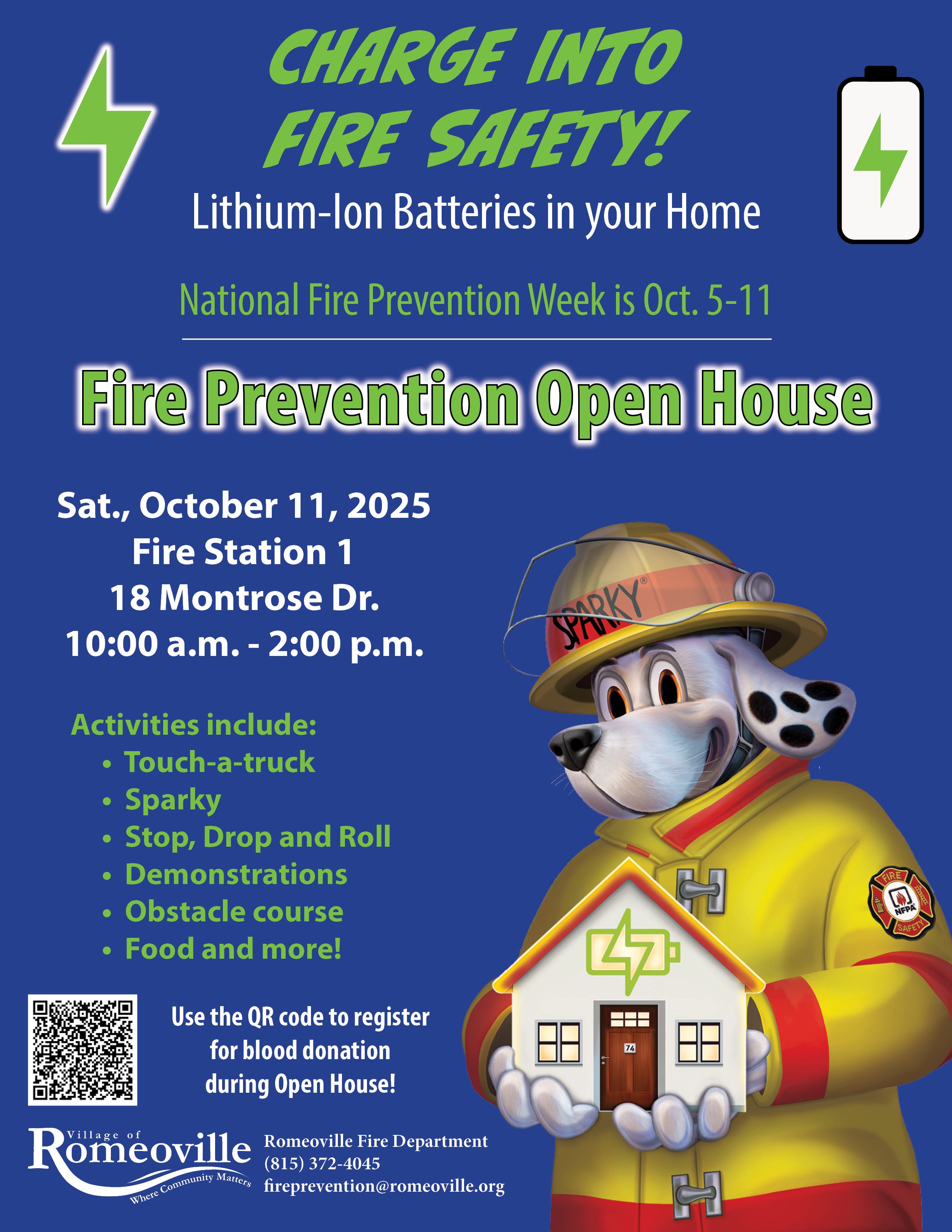 Oct 11 | Fire Prevention Open House | Romeoville, IL Patch