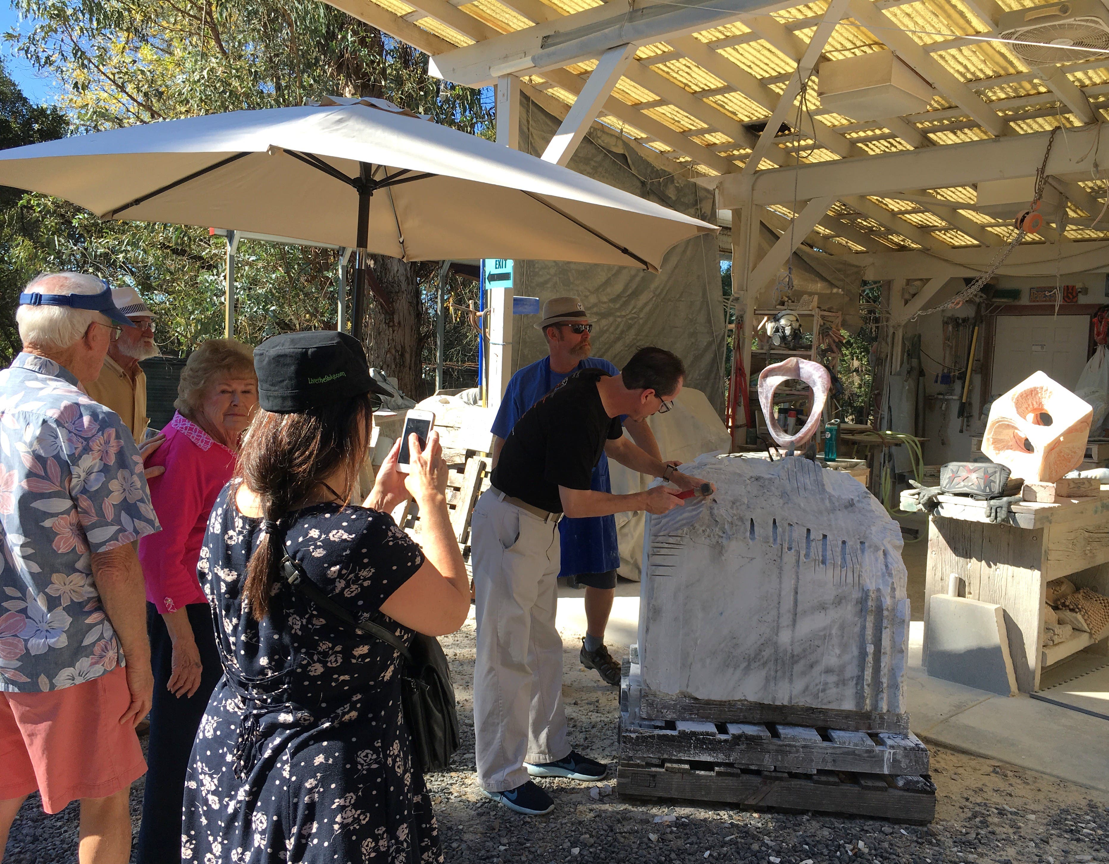 See 'ART IN ACTION' at T Barny's STUDIO TOURS