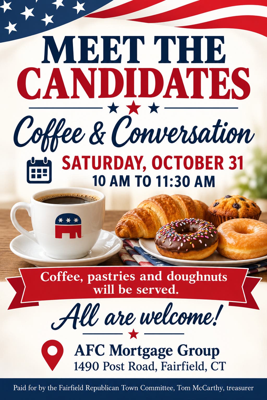Coffee & Conversation with Fairfield GOP Legislative Candidates