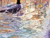 Watercolors by Northbrook resident Kittie Yohe are on display in the North Suburban YMCA’s Lower Level Gallery during December.