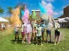 North Suburban YMCA campers and counselors participated in a “Color Run” fundraiser race to help “Revive the Y” for a $25 donation.