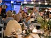 Krista Bolt, a guest at the NSYMCA “Dinner Under the Stars” event, won the winning bid for the “Block Party with Ron Bernardi and his Popcorn Truck” during the live auction.  