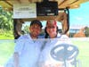 The North Suburban YMCA’s Community Strong Golf Outing and Patio Party was held at the Chevy Chase Country Club on July 21.  Shown here are Christopher Dietrich and Kelly Chabebe.