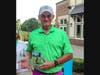 The North Suburban YMCA’s Community Strong Golf Outing and Patio Party was held at the Chevy Chase Country Club on July 21.  Shown here is Best-Dressed Individual Award winner Bob Caldwell from the Northbrook Chamber of Commerce with his award and photo.