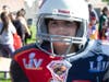 At the NSYMCA’s Fall Fest on Sunday Oct 22, an 11-year-old boy dressed in Tom Brady dueling jerseys proudly smiles at his win for “Most Creative Costume” in the Y costume contest.