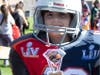 At the NSYMCA’s Fall Fest on Sunday Oct 22, an 11 year old boy dressed in Tom Brady dueling jerseys proudly smiles at his win for “Most Creative Costume” in the Y costume contest.