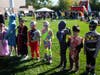 Kids line up for the Fall Fest costume contest at The North Suburban YMCA on Sunday, October 22nd.