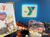 CAPTION 4:  Donations and Fleece Blankets at the NSYMCA Fleece for Fur Babies Volunteer event on March 10th. 