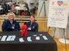 CAPTION 3:  Gosia Lukasik and Tiffany McQuien from EVS Pet Urgent Care, event sponsors of the NSYMCA Fleece for Fur Babies, donated dog chew toys and greeted the families and volunteers on March 10th.