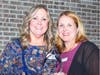 Laurie Jensen, Market Manager of Illinois Bone & Joint Institute with Kathy Fielding, CEO of the NSYMCA awarded for the 2024 Thiel Award for social responsibility and community leadership.
