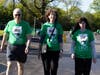 Caption: The Weller Family walked together in the NSYMCA 7th Annual Healthy Kids Day 5k walk/run on May 11th (Right: Steven, Rebecca and Leah Weller)