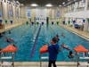 Caption: The North Suburban YMCA indoor pool is home to its comprehensive aquatics program, with swim instruction, fitness classes, swim teams and open and lap swimming. 