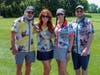  (from left) Another honorable mention Best Dressed Foursome went to Chris Kendall, Ellen Bradford, Kelly Chabebe from Rover’s Place and Christopher Dietrich at the 4th Annual NSYMCA Community Strong Golf Fundraiser on July 18th.