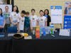 The Electric Eagles Robotics team from Excellerate Learning Studio proudly pose together at the NSYMCA Youth Explorer Expo Event on January 12.  