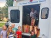 Photo 5:  Last year, local resident children and the Village Presbyterian Church in Northbrook helped with essential items donations for the HRN Students Helping Students Campaign.  