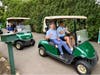  (from left) Eric Eversman, Jerry Nagaj, Nathan Margol and Jeff Theolecke from Wintrust Community Bank, heads out on the course at the NSYMCA 5th Annual Community Strong Golf Fundraiser on July 17th at Chevy Chase Country Club.
