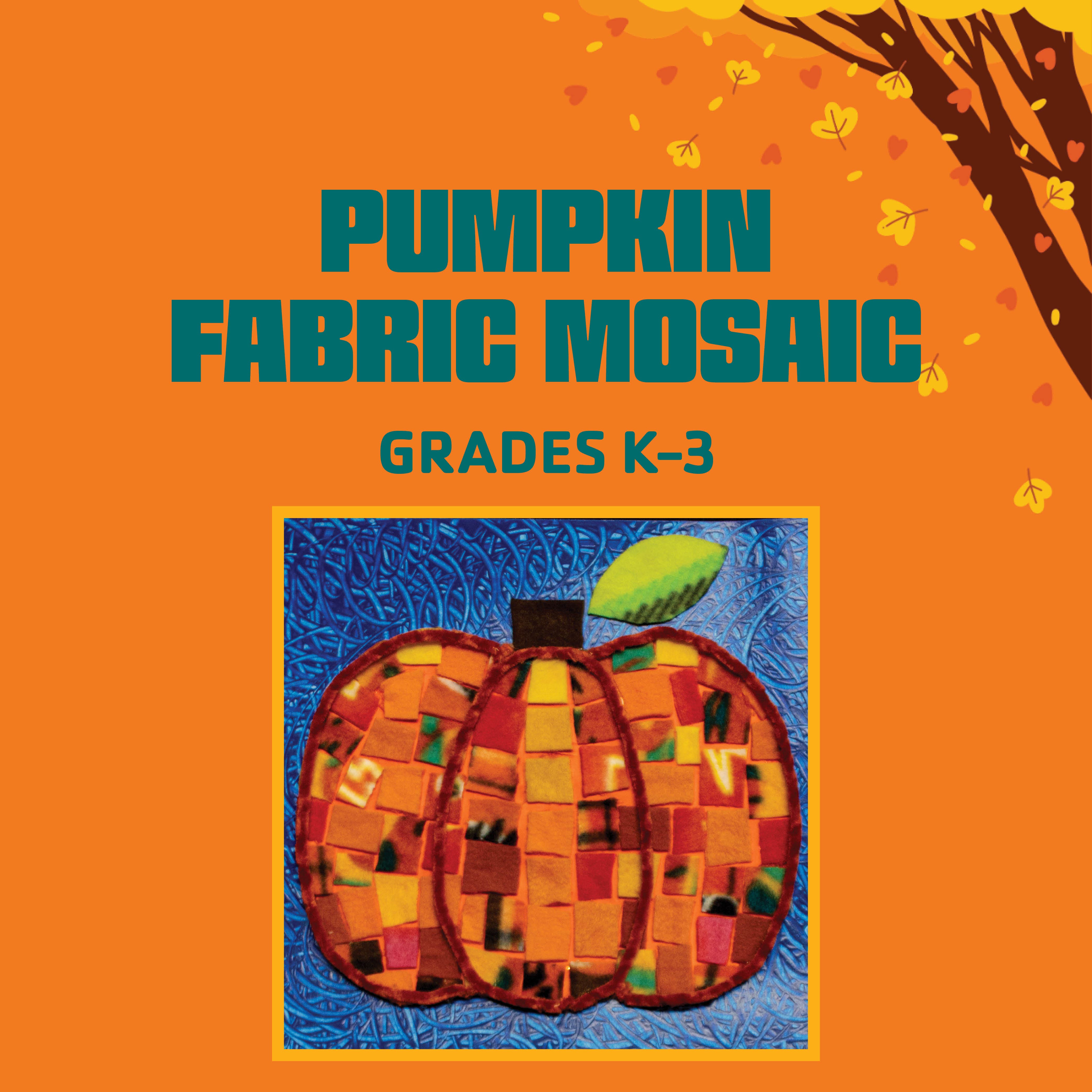 Pumpkin Fabric Mosaic