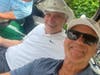 (left) Ron Bernardi of Sunset Foods and Frank Karkazis of FGK Services, enjoy cart time and on their 6th year participating at the North Suburban YMCA Golf event.