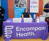 Encompass Health located in Libertyville was featured as a sponsor at the NSYMCA 10th Annual SeniorPalooza Health and Fun Fair and was one of the 60 vendors who hosted a table on September 16th in Northbrook.