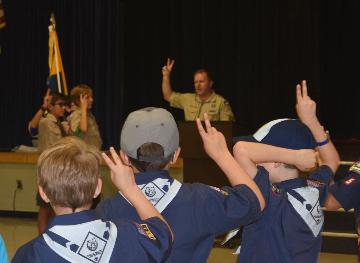 Bedford Cub Scout Pack 5 holds first Pack Meeting of the 20162017 year Bedford, NH Patch