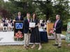Ridgefield resident, RA parent, and Board Treasurer Stephanie Luedke was honored with the school's service award.