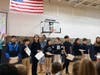 Math Olympiads participants Brody S., Parker C., William R., Harper B., Charlotte M., Sebastian H., Olivia H., Jerry N., and Catherine F. 
