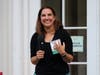 Board Chair Rachel Sondheimer addresses attendees at Sept 3 event