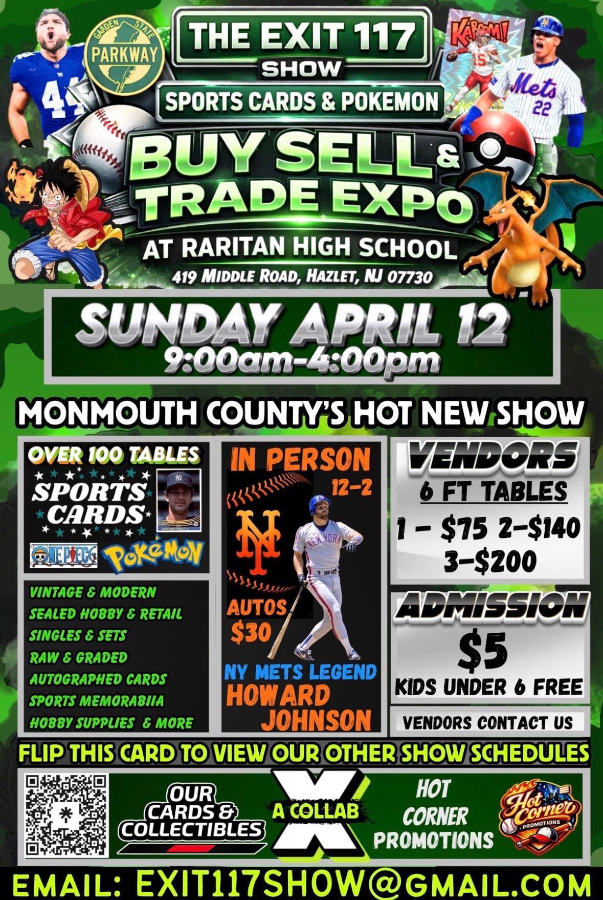The Exit 117 Sports Card & Pokemon Buy, Sell & Trade Expo