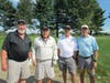 USA Hauling & Recycling was a Lunch Sponsor.  Chuck Harding, Frank Marci, Russ St. John and Ted Bowden patiently wait to tee off.