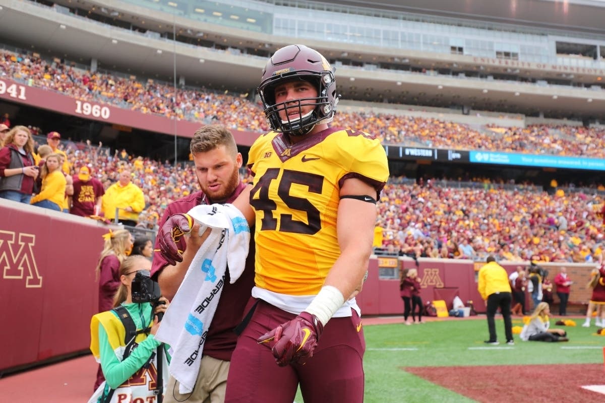 Athlon Sports projects Carter Coughlin to be picked in the first round of the 2020 NFL draft.