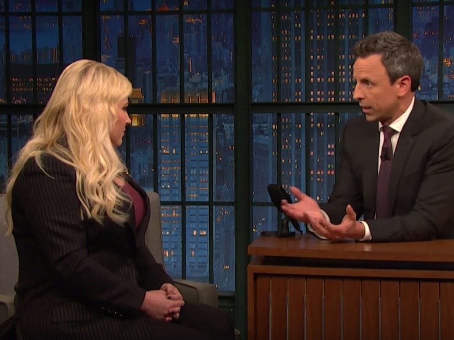 Meghan McCain and Seth Meyers clashed over comments made my Rep. Ilhan Omar, a Democrat from Minnesota.