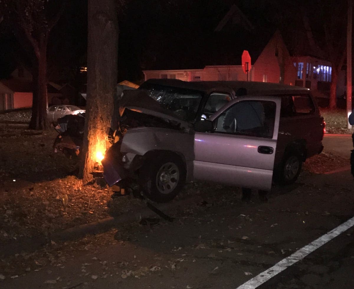 The crash happened near 45th Street East and Cedar Avenue South Friday morning.