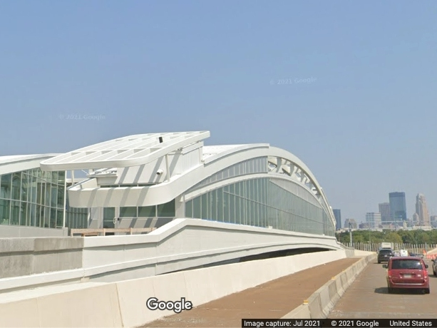 At about 7:41 p.m. Saturday, a Toyota Camry was traveling north on I-35W when it exited the freeway toward the station, according to the Minnesota State Patrol.