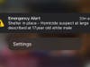 This was the first of three alerts sent across the metro Tuesday.