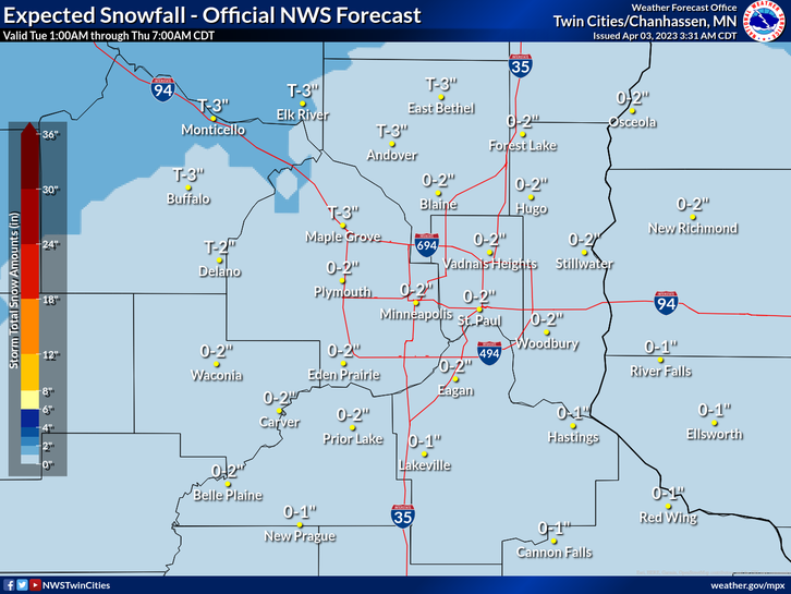 Mix Of Snow And Rain On Track For Twin Cities Metro: MN Weather ...