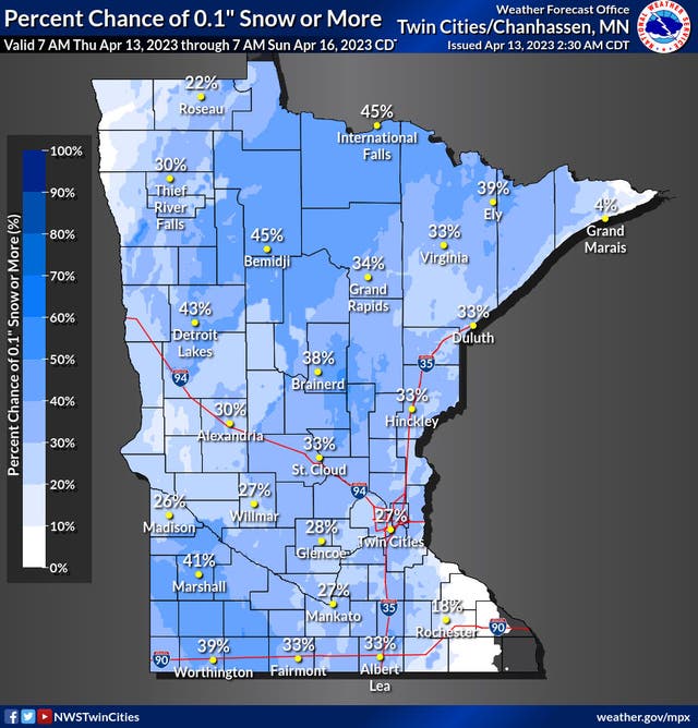 Record Heat Thursday Before Possible Snow This Weekend: MN Weather ...